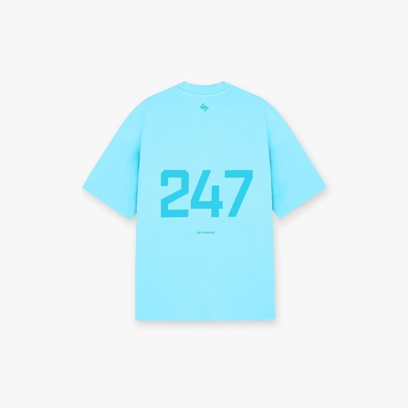 247 OVERSIZED BLUE REPRESENT T-SHIRT