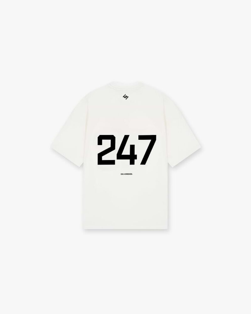 247 OVERSIZED WHITE REPRESENT T-SHIRT