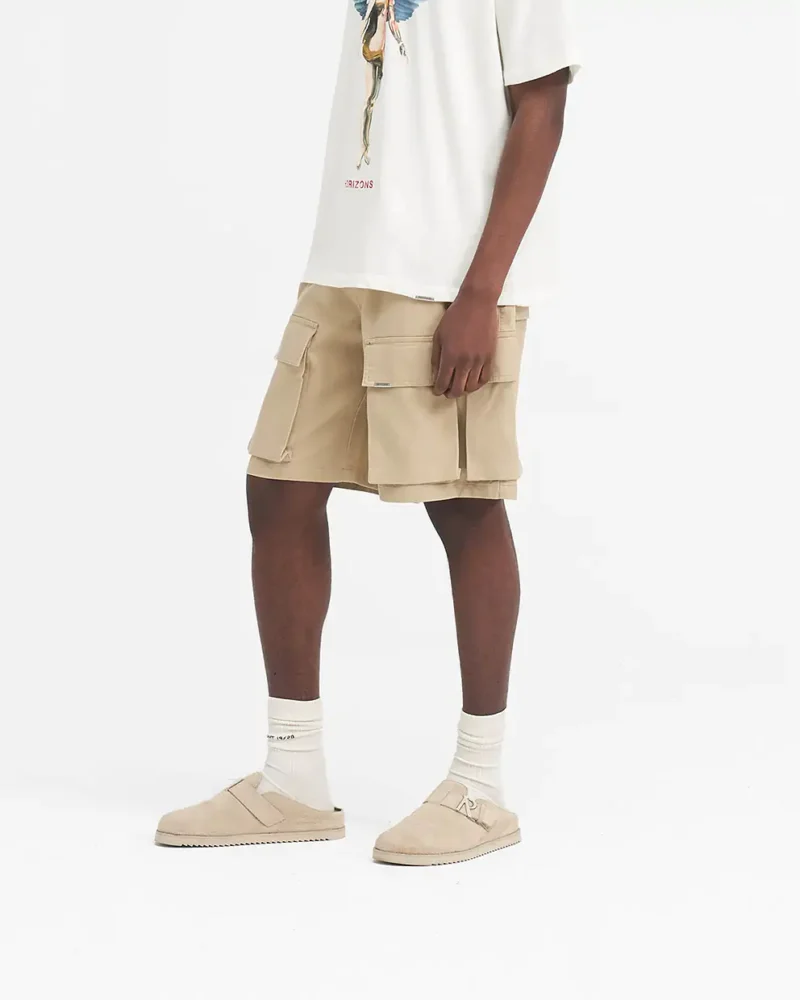 BAGGY COTTON CARGO REPRESENT SHORTS