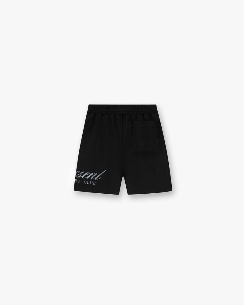 BLACK REPRESENT OWNERS CLUB SCRIPT MESH SHORTS