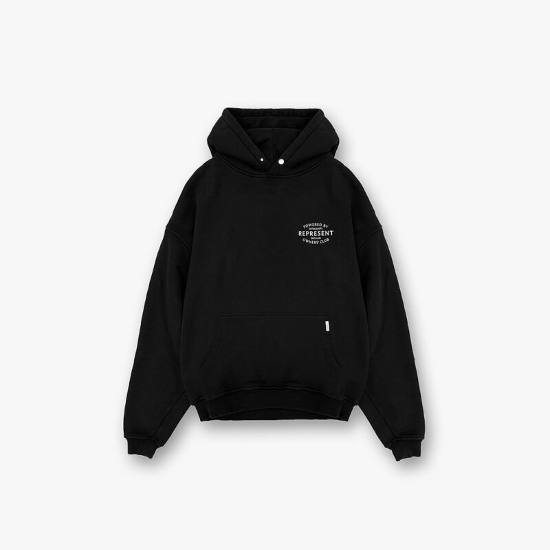 BLACK REPRESENT OWNERS CLUB STAMP HOODIE