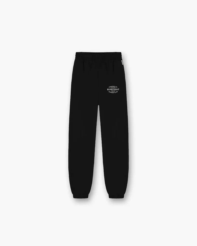 BLACK REPRESENT OWNERS CLUB STAMP SWEATPANT