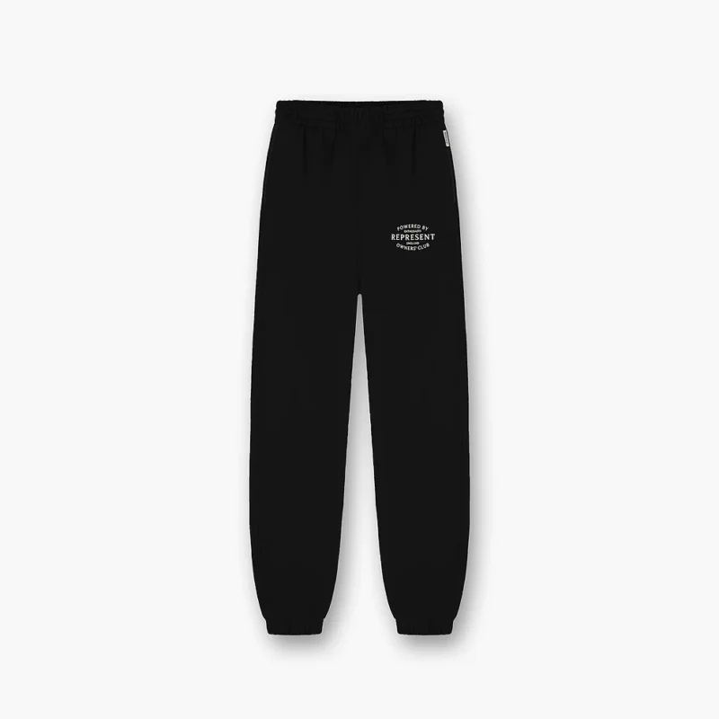 BLACK REPRESENT OWNERS CLUB STAMP SWEATPANT