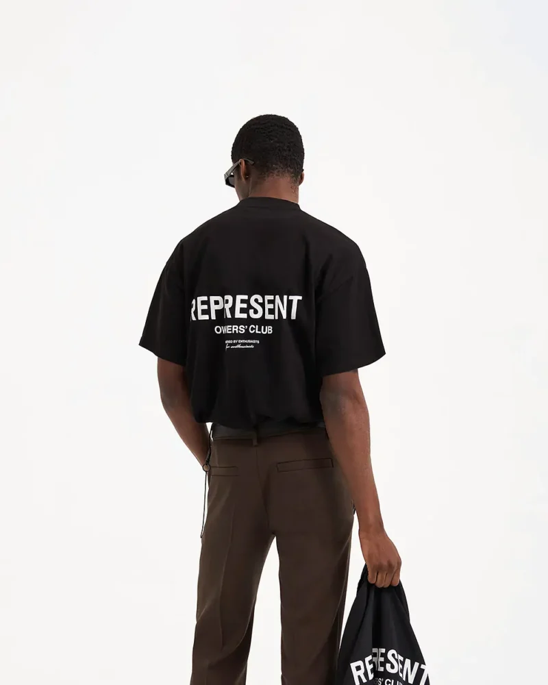 BLACK REPRESENT OWNERS CLUB T-SHIRT