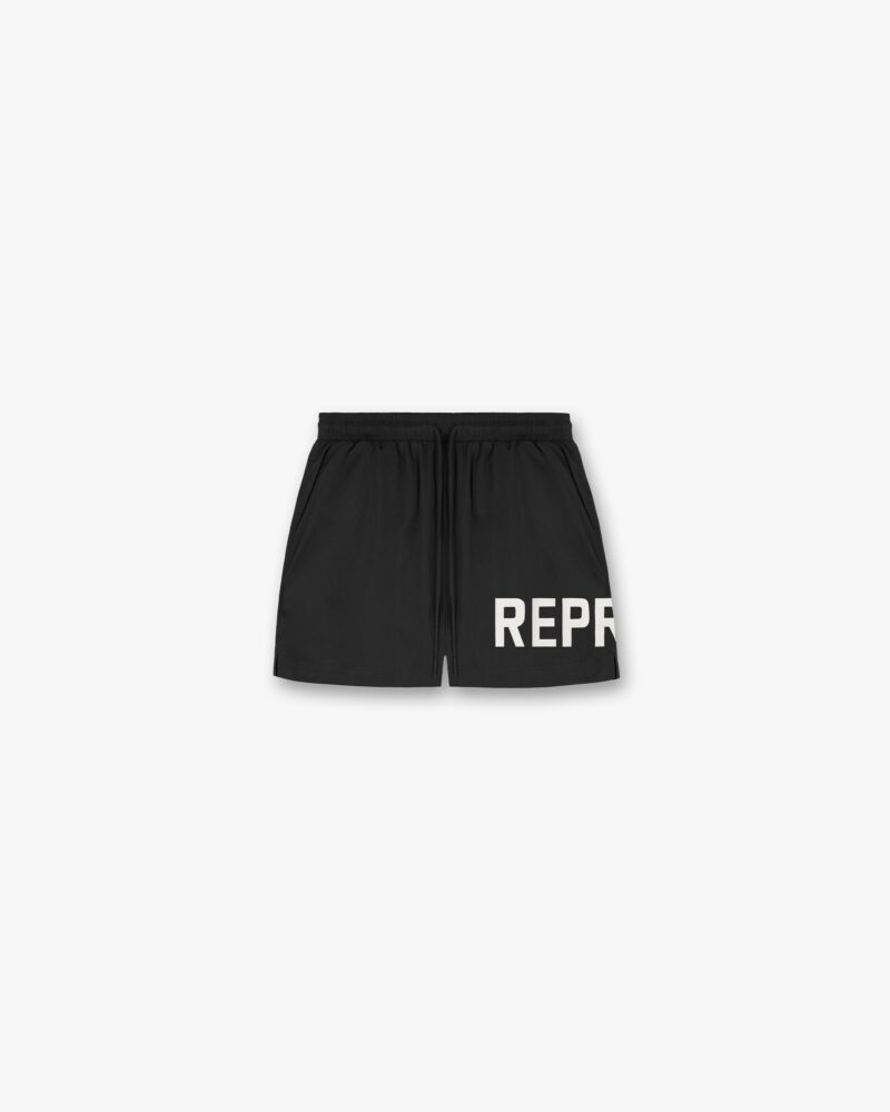 BLACK REPRESENT SWIM SHORTS