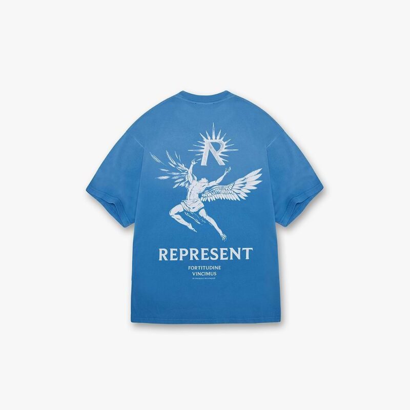 BLUE ICARUS REPRESENT T-SHIRT