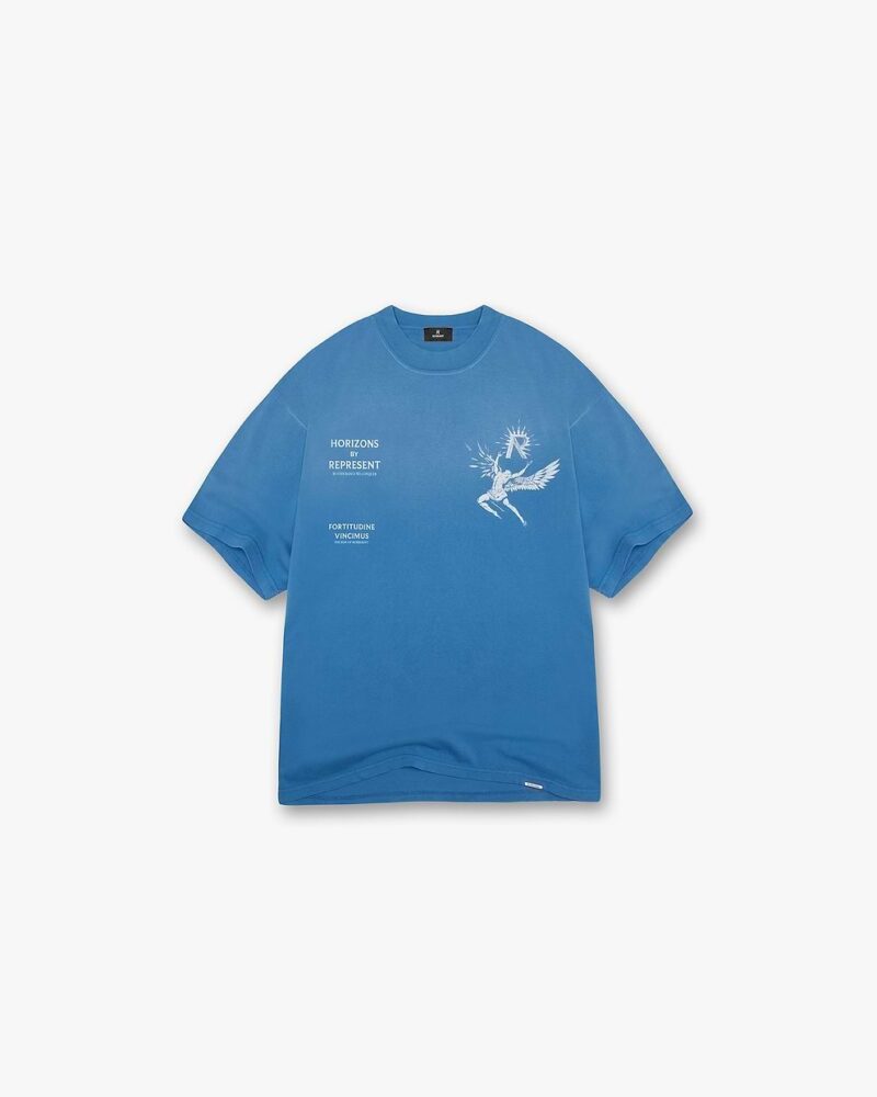 BLUE ICARUS REPRESENT T-SHIRT