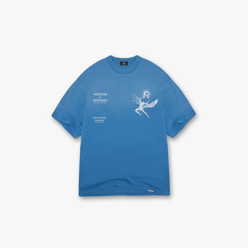 BLUE ICARUS REPRESENT T-SHIRT