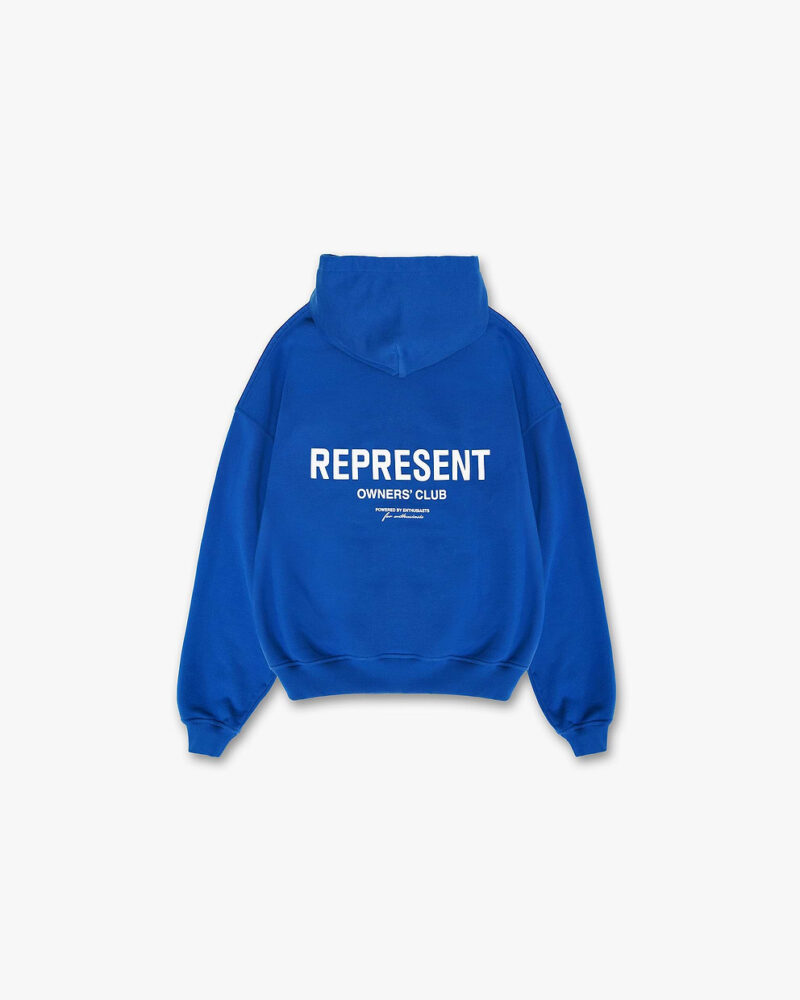 BLUE REPRESENT OWNERS CLUB ZIP HOODIE