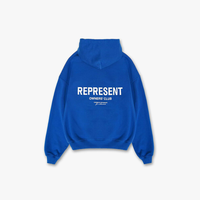 BLUE REPRESENT OWNERS CLUB ZIP HOODIE