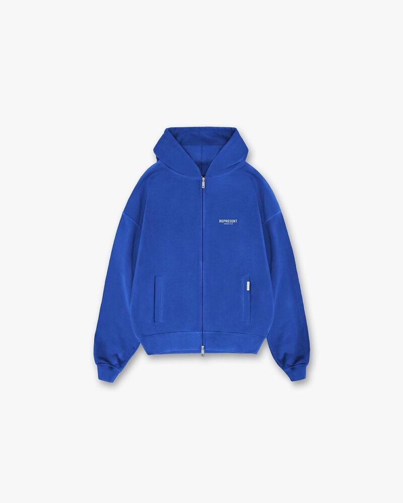 BLUE REPRESENT OWNERS CLUB ZIP HOODIE