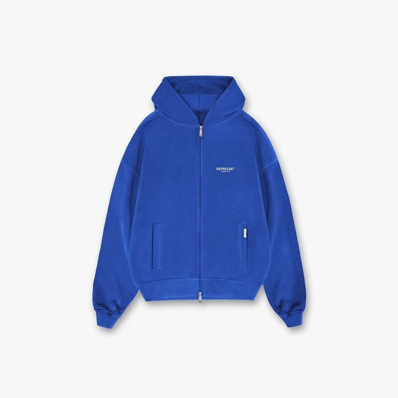 BLUE REPRESENT OWNERS CLUB ZIP HOODIE