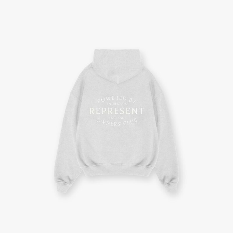 GREY REPRESENT OWNERS CLUB STAMP HOODIE