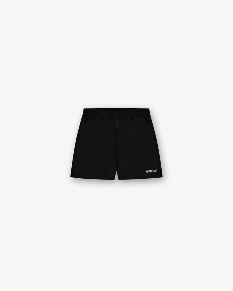 JET BLACK REPRESENT SWIM SHORTS