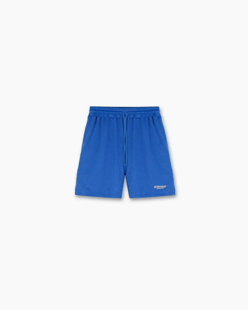 REPRESENT OWNERS CLUB MESH BLUE SHORTS