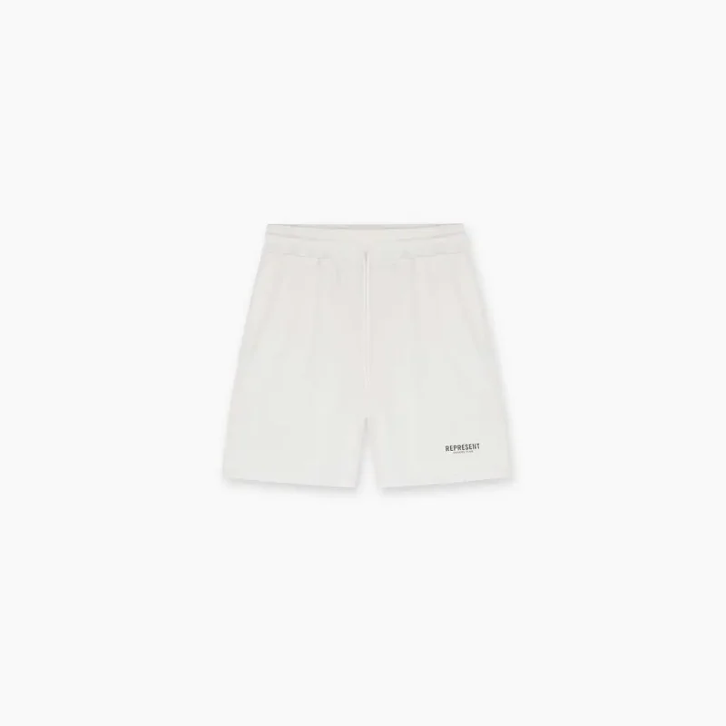 REPRESENT OWNERS CLUB MESH WHITE SHORTS