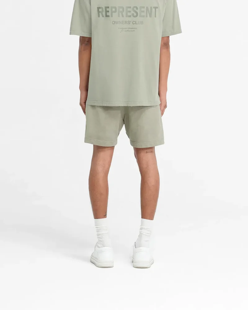 REPRESENT OWNERS CLUB PASTEL GREEN SHORTS