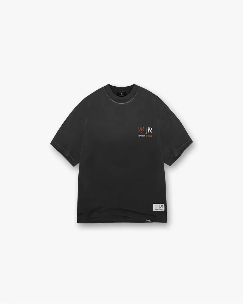 REPRESENT X MARAIS LOGO LOCK UP T-SHIRT