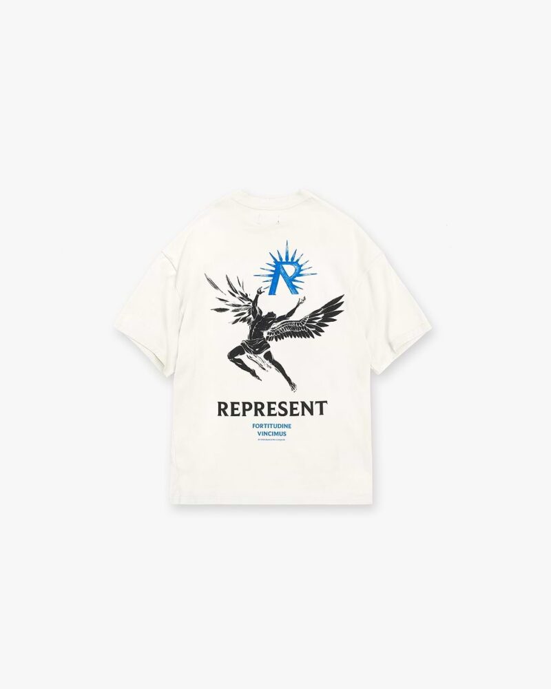 WHITE ICARUS REPRESENT T-SHIRT