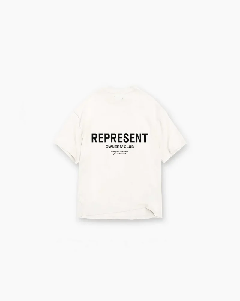 WHITE REPRESENT OWNERS CLUB T-SHIRT