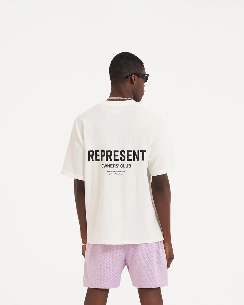 WHITE REPRESENT OWNERS CLUB T-SHIRT